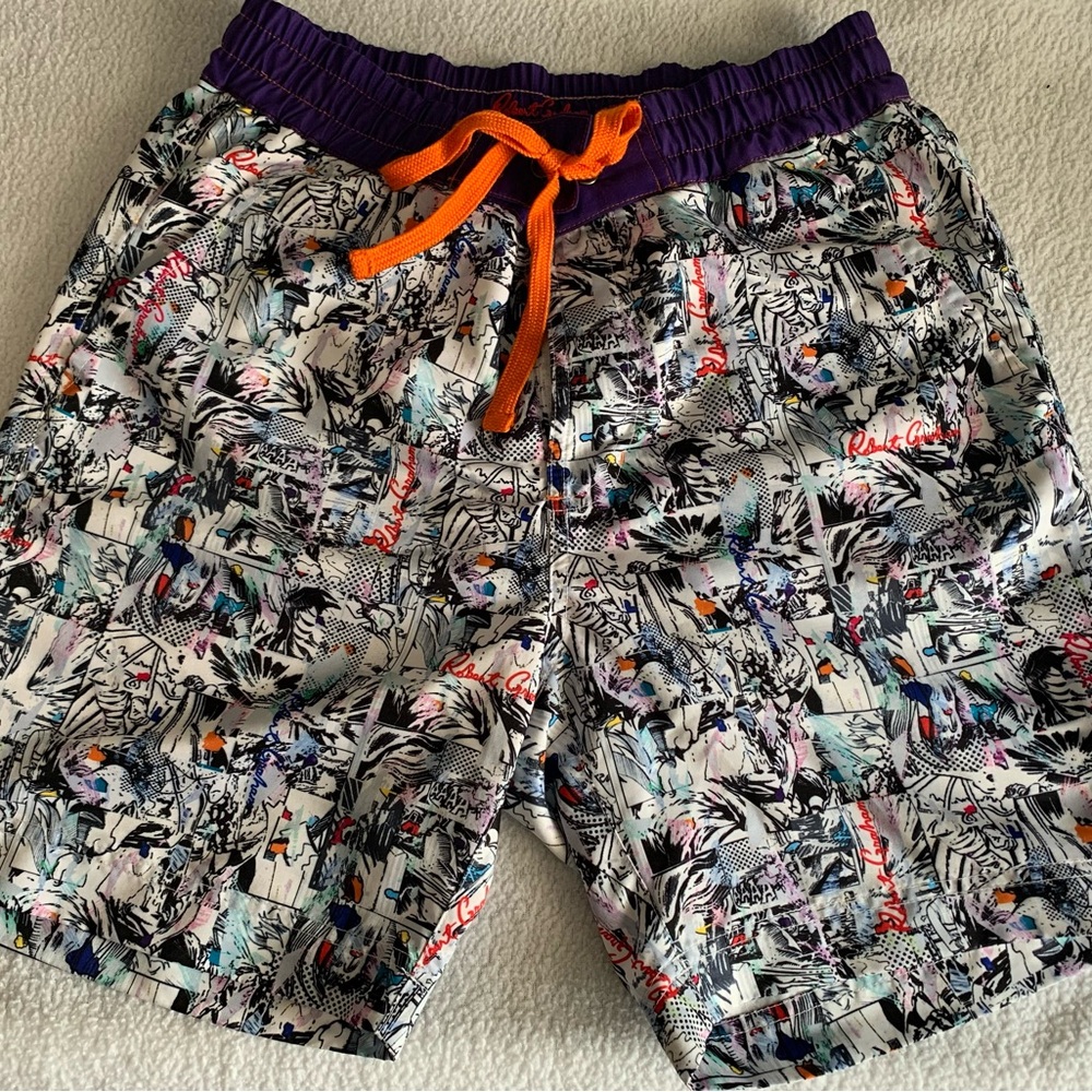 Robert Graham graphic print Mens swim trunks